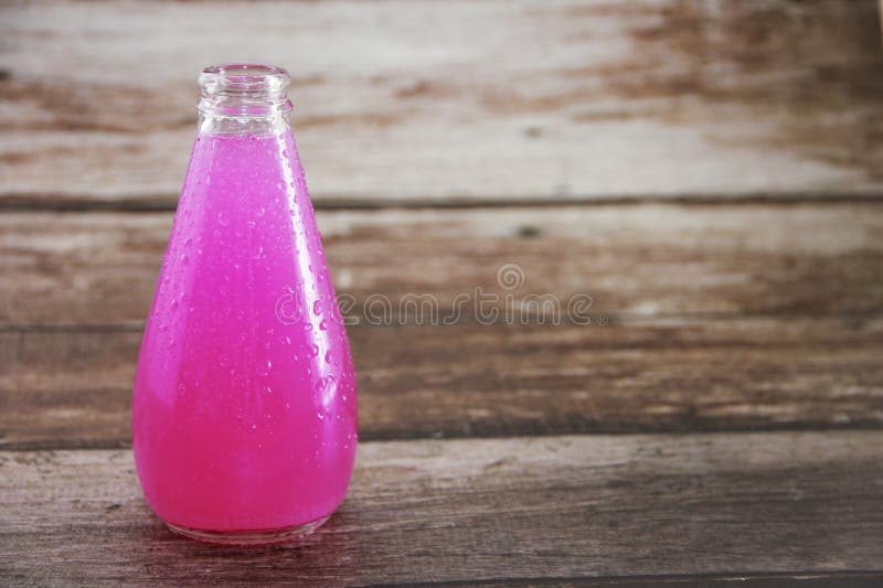 Glass Bottle with a Soft Drink Stock Photo Image of cocktail, concept