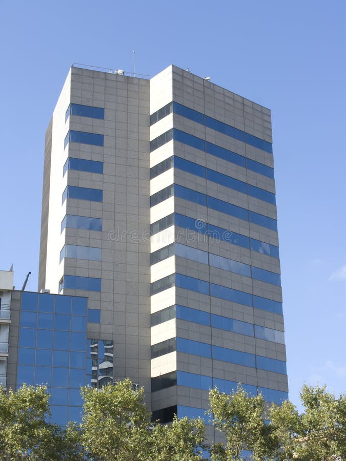 Glass building stock photo