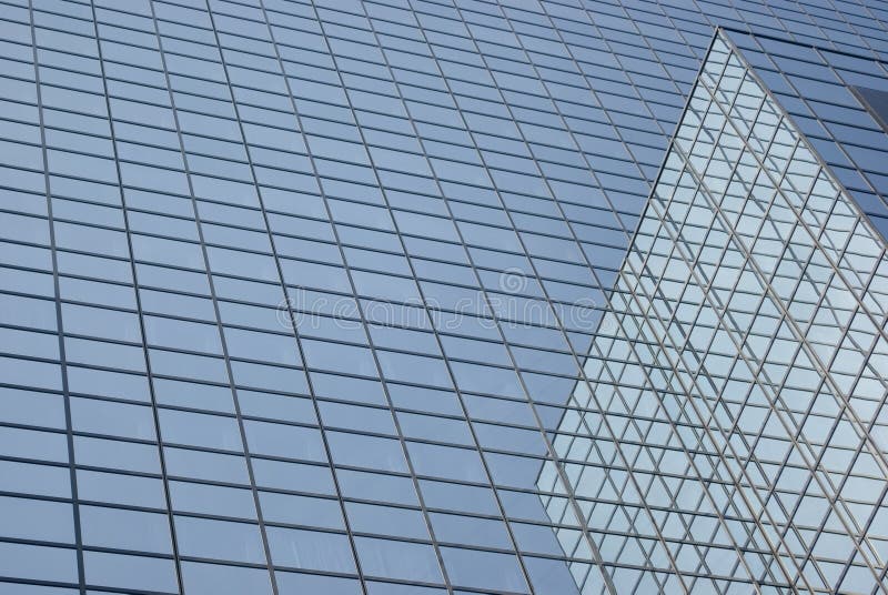 Glass building reflections