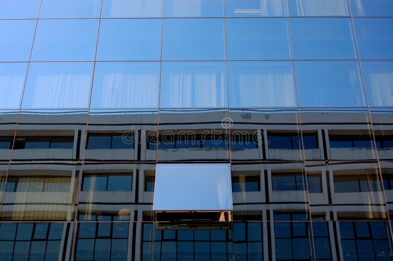 Glass building window