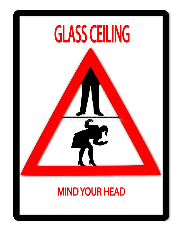 Glass Ceiling Stock Illustration Illustration Of Executive 566073