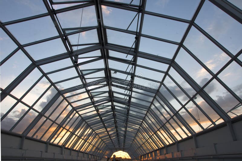 Glass ceiling stock image. Image of building, business 6933915