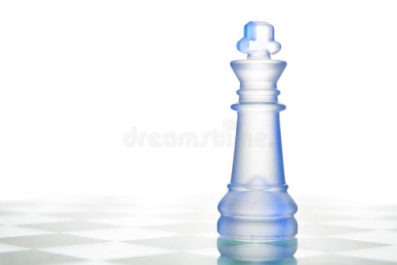 Chess queen and king pieces Stock Photo by magraphics