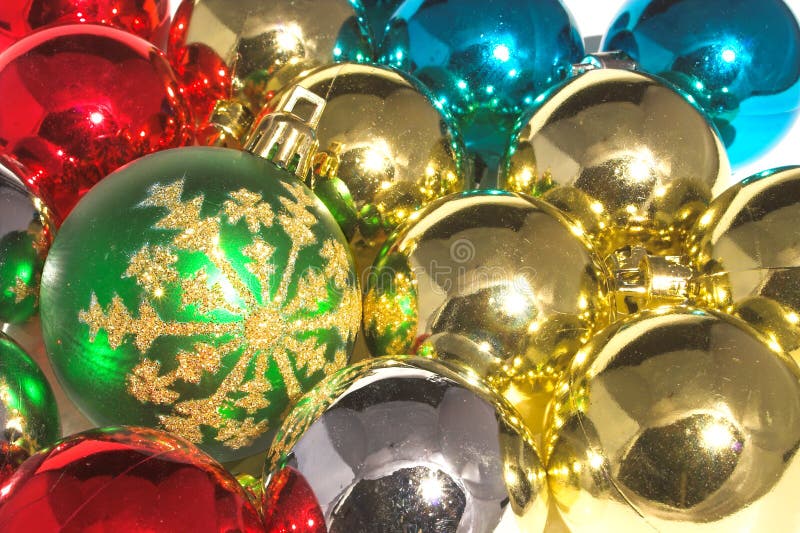 Glass Christmas Balls stock image. Image of balls, decoration 3510397