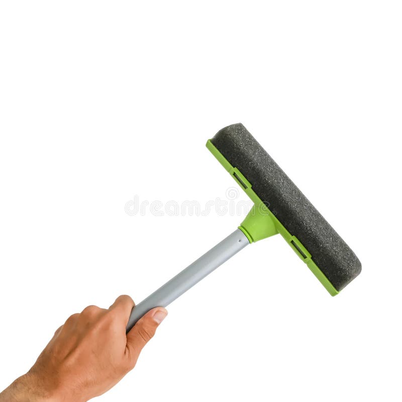 Wipe the Glass with a Glass Cleaner Stock Photo Image of cleaner