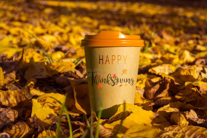  cfpolar Happy Thanksgiving Day Fall Holiday Coffee