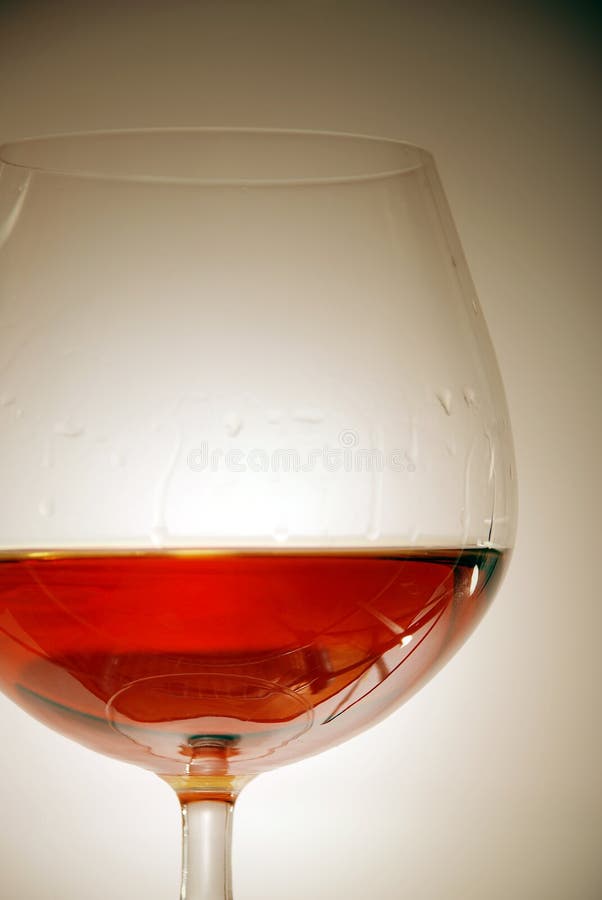 Glass of cognac