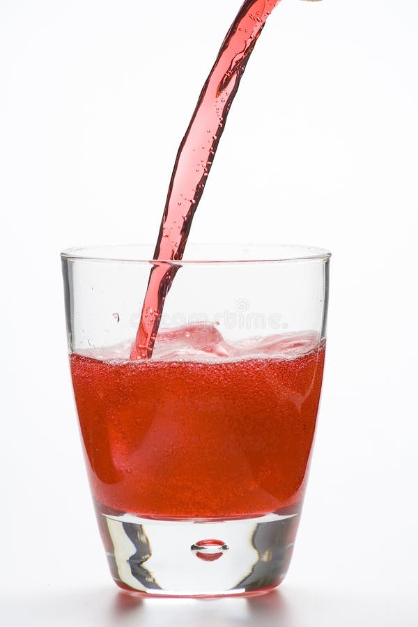 Glass cold martini cocktail isolated royalty free stock photo