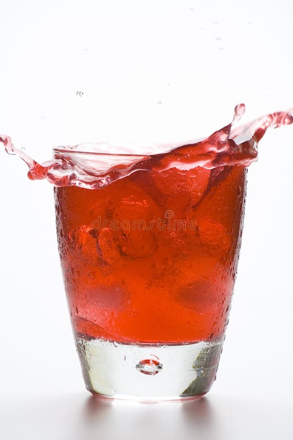 Glass cold martini cocktail isolated stock photography