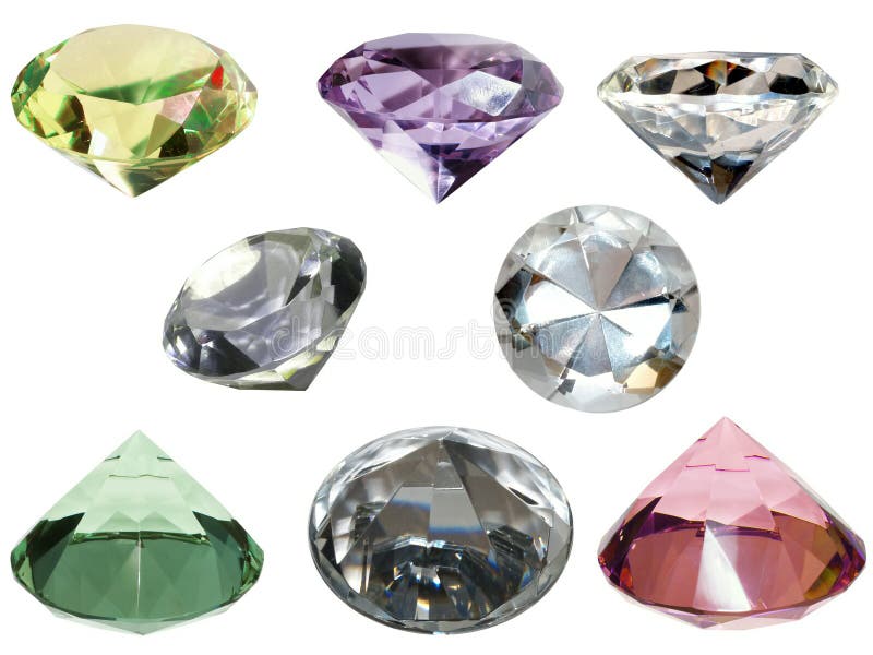 Glass crystals stock photos