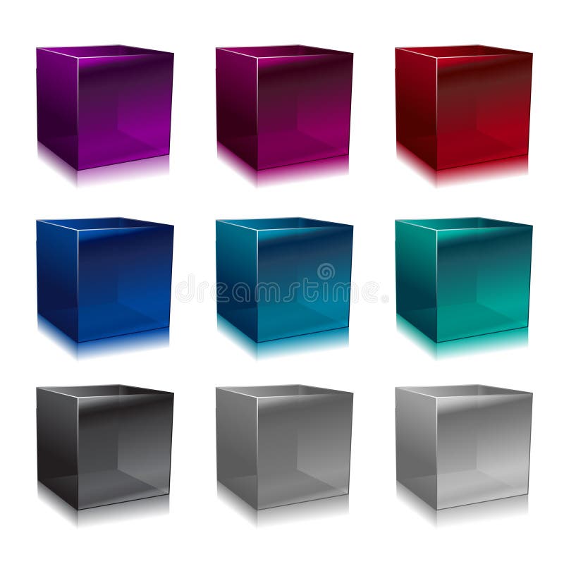 Glass cubes