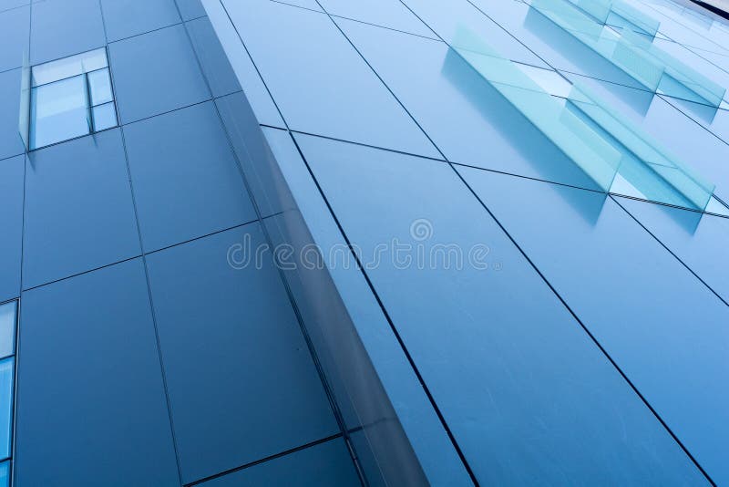 Glass decor window on corporate building