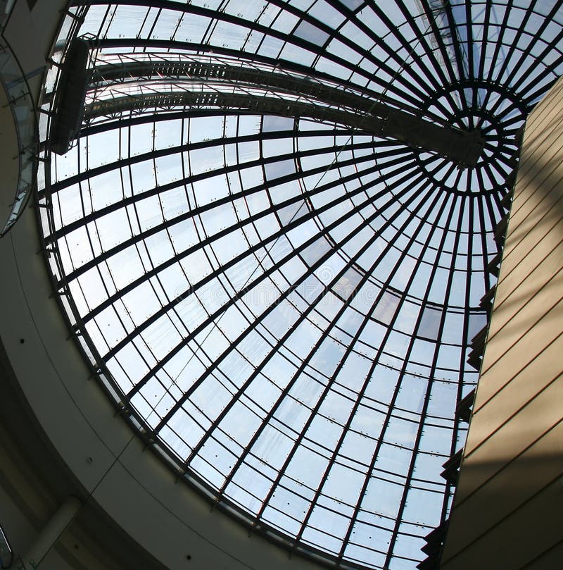 Glass dome stock image. Image of construction, inside 63259193