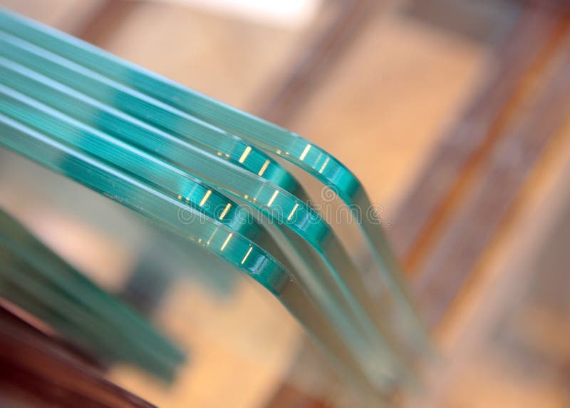 Glass edge1 stock image