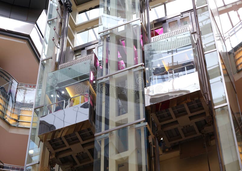 Glass elevator