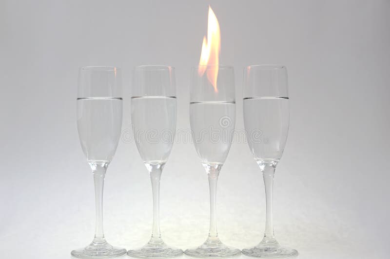 Glass on fire stock photo. Image of clear, fire, beautiful 42290346