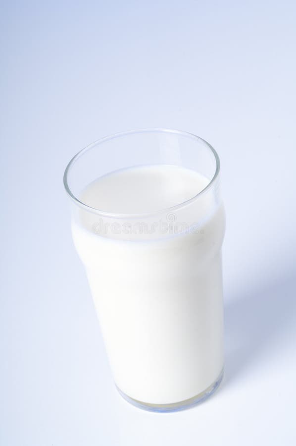 Glass of fresh milk