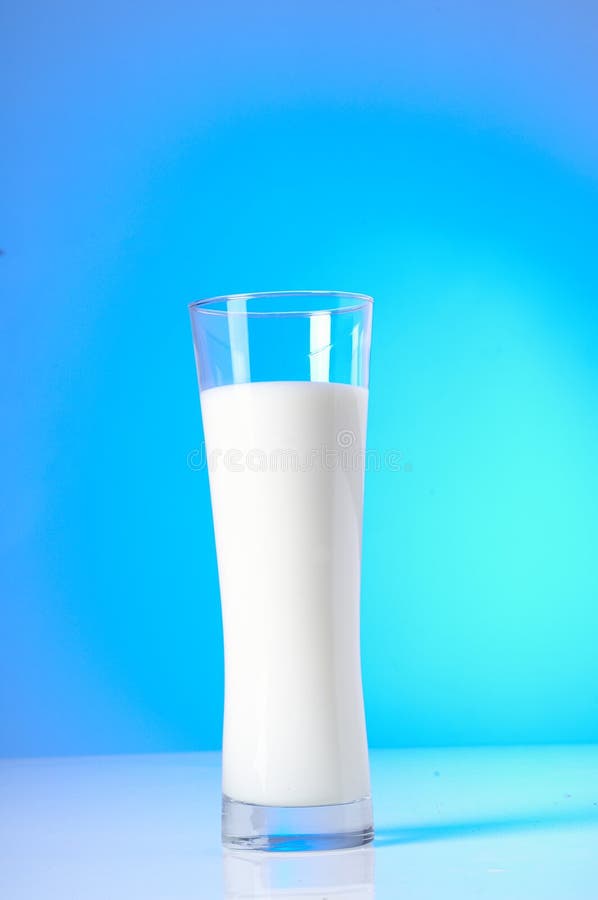 Glass of fresh milk