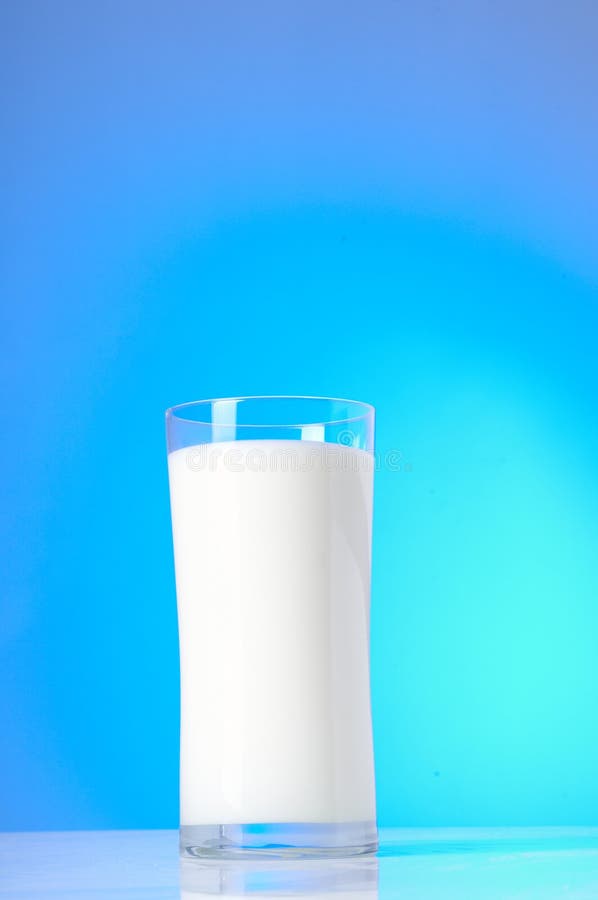 Glass of fresh milk