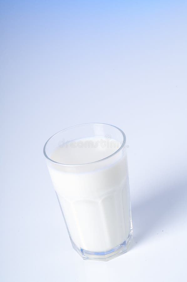 Glass of fresh milk