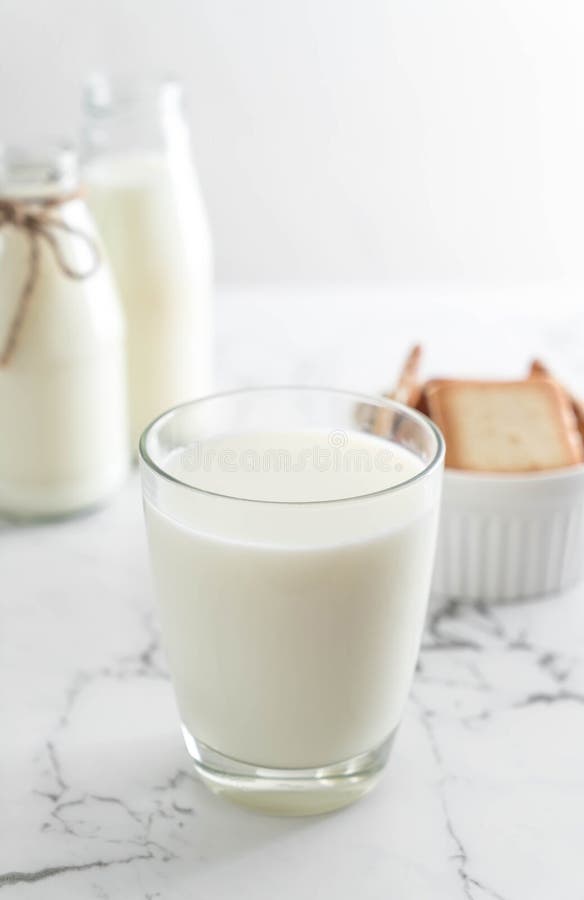 Glass of fresh milk stock image. Image of country, breakfast - 100164771