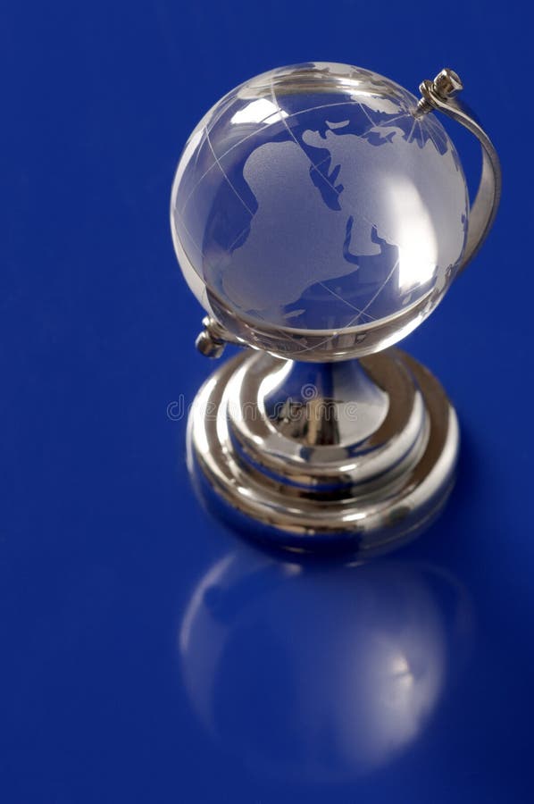 Glass globe stock photo. Image of sphere, shiny, single 12892252