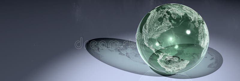 3D render of a globe. 3D render of a globe