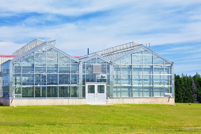 Glass Greenhouses Royalty Free Stock Photography Image 23712127
