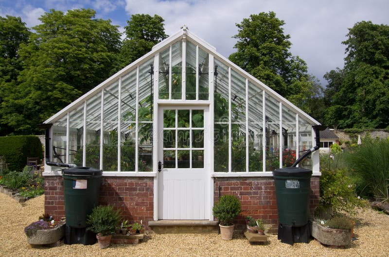 Glass House stock image. Image of commercial, horticulture 20321087