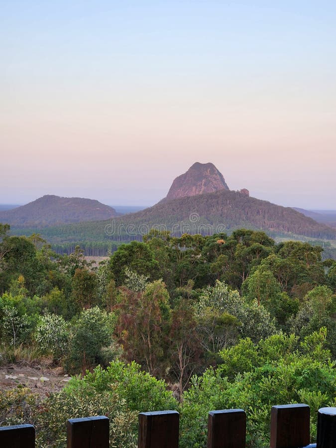 Glass House Mountains Sunshine Coast Stock Image Image of sunshine, house 258458387