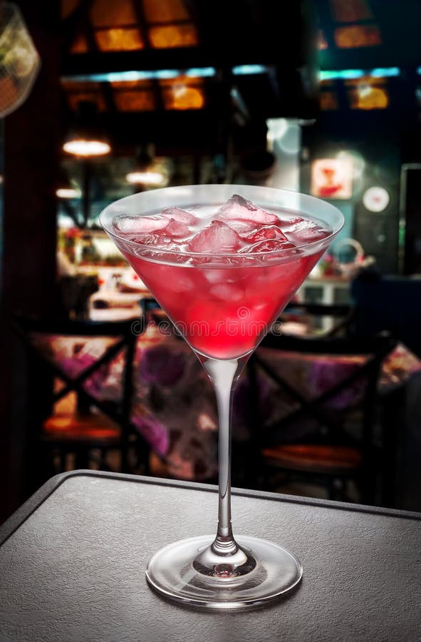 Iced Rum Cocktail with Pineapple Stock Image Image of juice, brandy 35424277