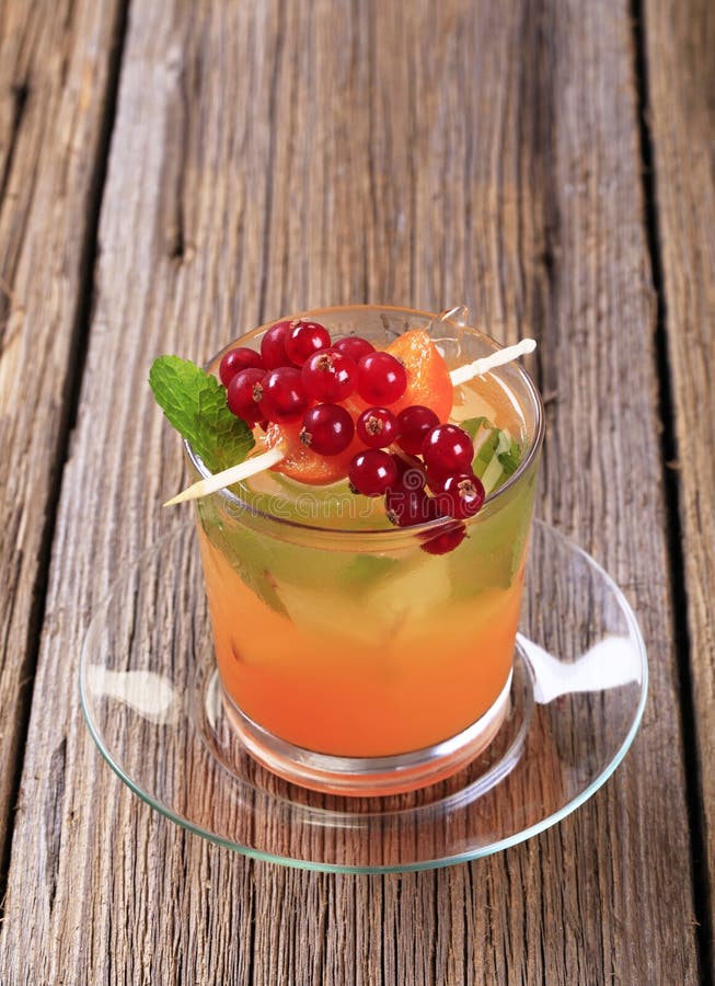 Glass of iced drink stock image. Image of summer, juice 58204781