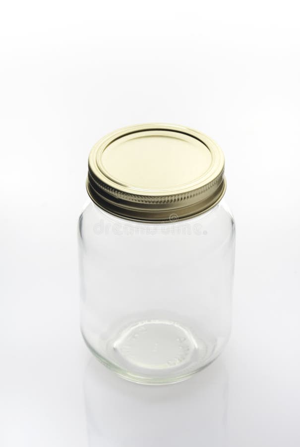 Glass Jar with Metal Lid stock photo. Image of glassjar 50684376