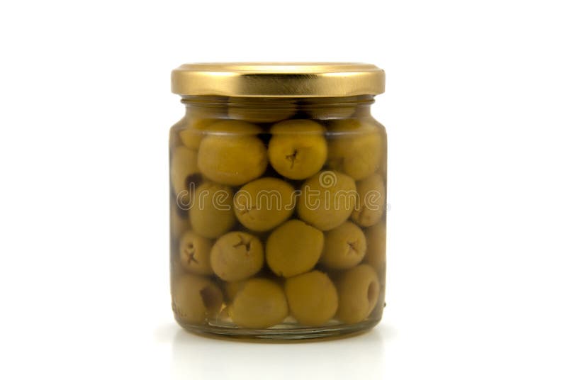 Glass jar of olives stock image. Image of healthy, food 15662535