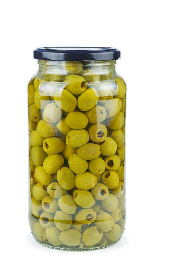 Download Glass Jar With Pitted Green Olives Stock Image Image Of Pitted Salad 9420479 Yellowimages Mockups