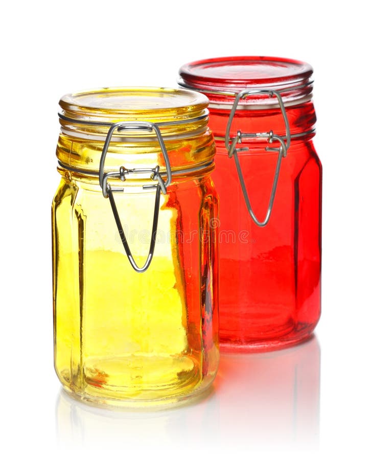 Glass Jars for Spice stock photo. Image of latch, transparent 21562838