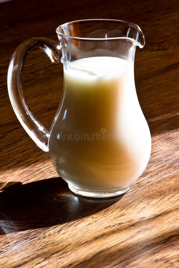 Milk glass jug stock image. Image of milk, desert, vase 20744357