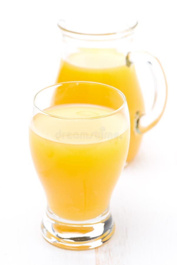 Glass and Jug of Orange Juice Stock Photo Image of fluid, drink 38315822