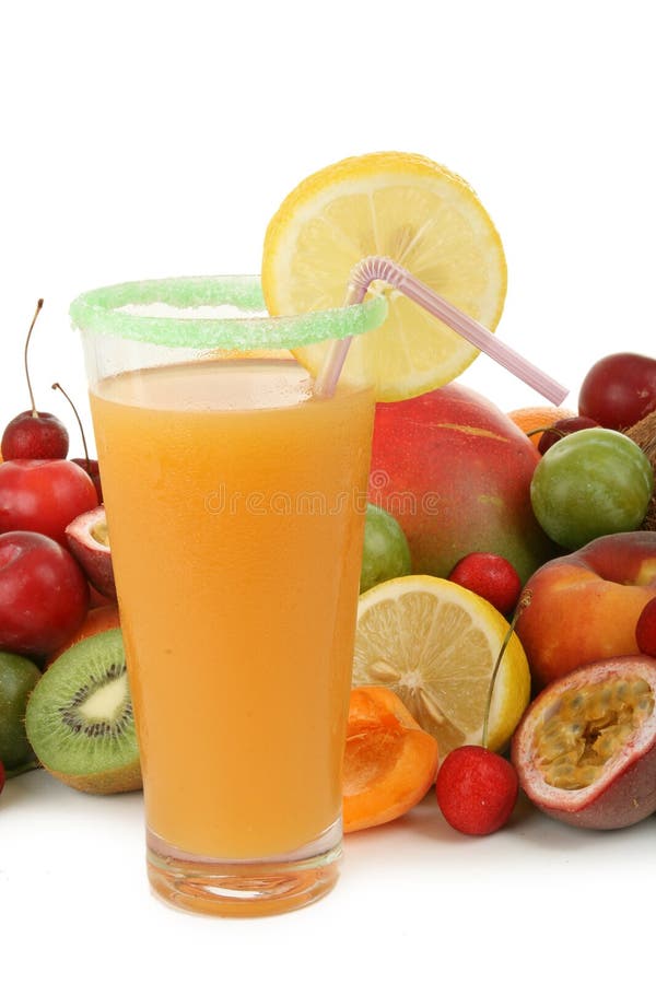 Glass of juice stock photo. Image of drink, morning, tropical 15326670