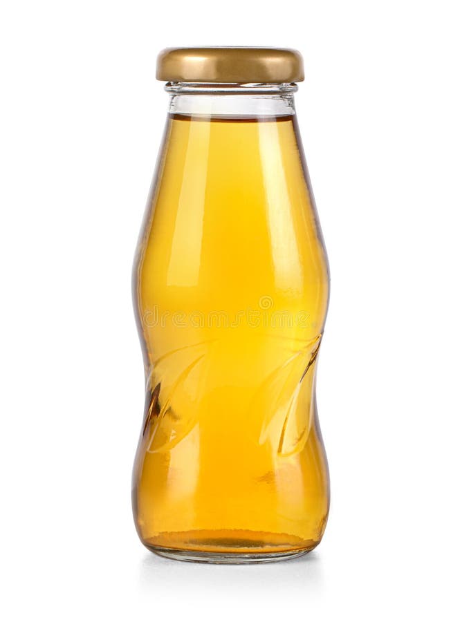 Glass juice bottle stock image. Image of glass, full 259326091