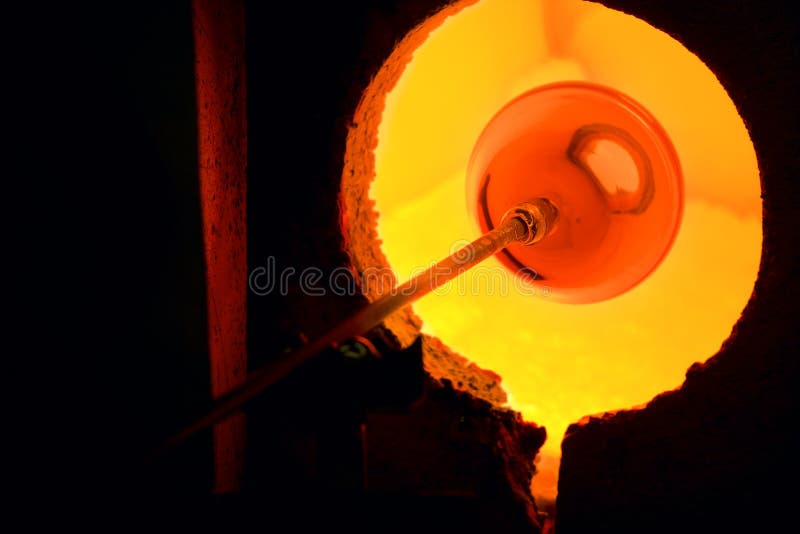 Glass kiln royalty free stock images