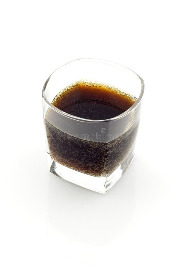 Glass of kvass, isolated