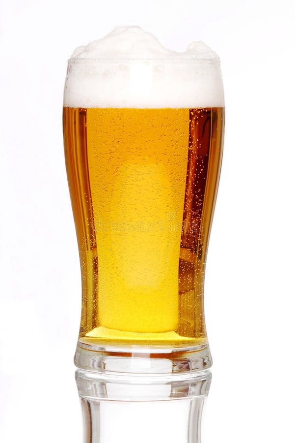 Glass of lager