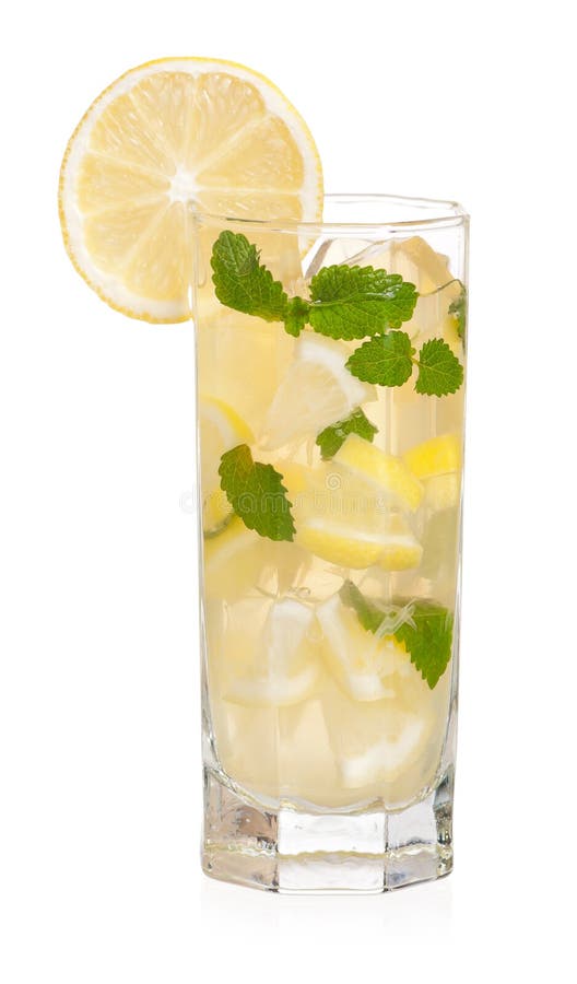 Glass of lemonade stock photo. Image of glass, lime, frozen 29316826