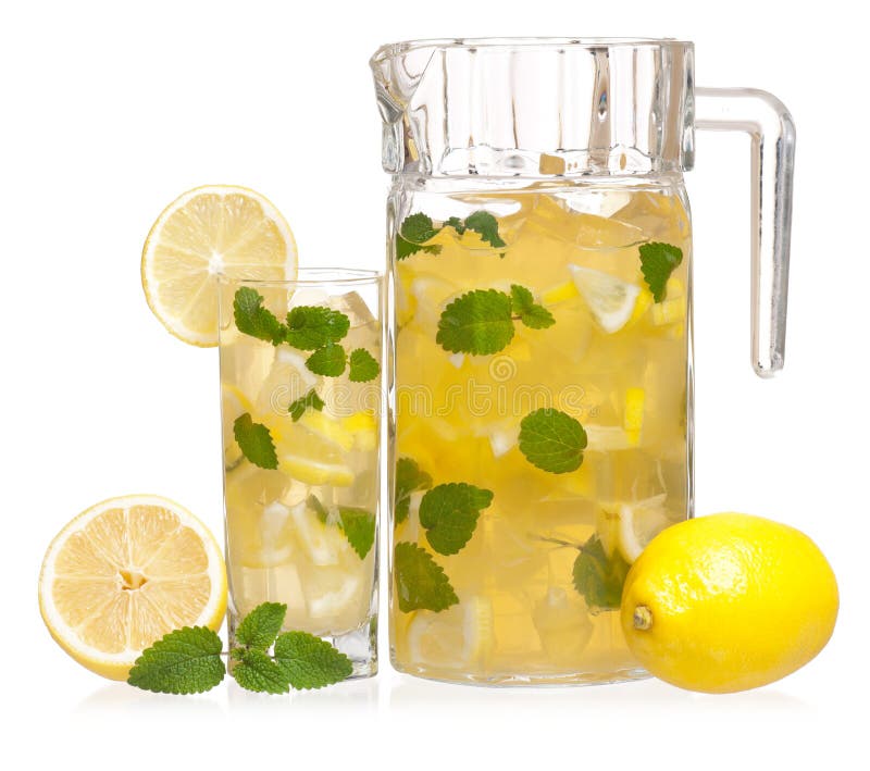 Glass of lemonade stock image. Image of juice, drink 29908897