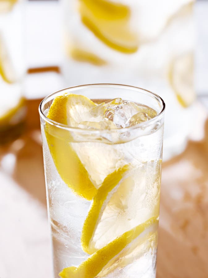 Glass of lemonade closeup stock image. Image of juice - 21860115