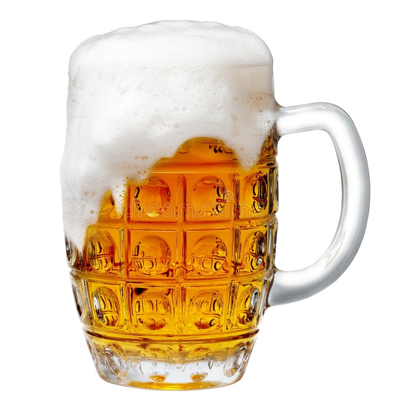 Glass of light beer foam stock photo. Image of gold, booze 23833666