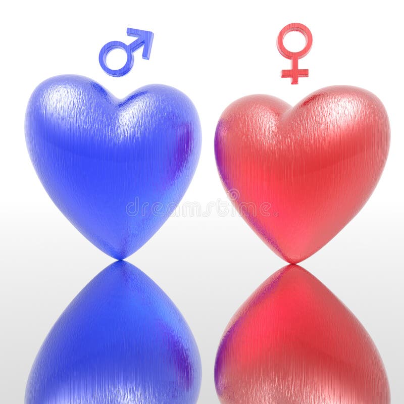 Glass love hearts stock illustration. Illustration of decoration 14135204