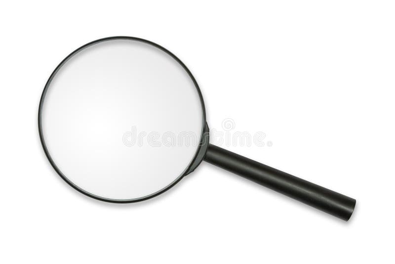 Glass magnifying στοκ φωτογραφίες με δικαίωμα ελεύθερης χρήσης