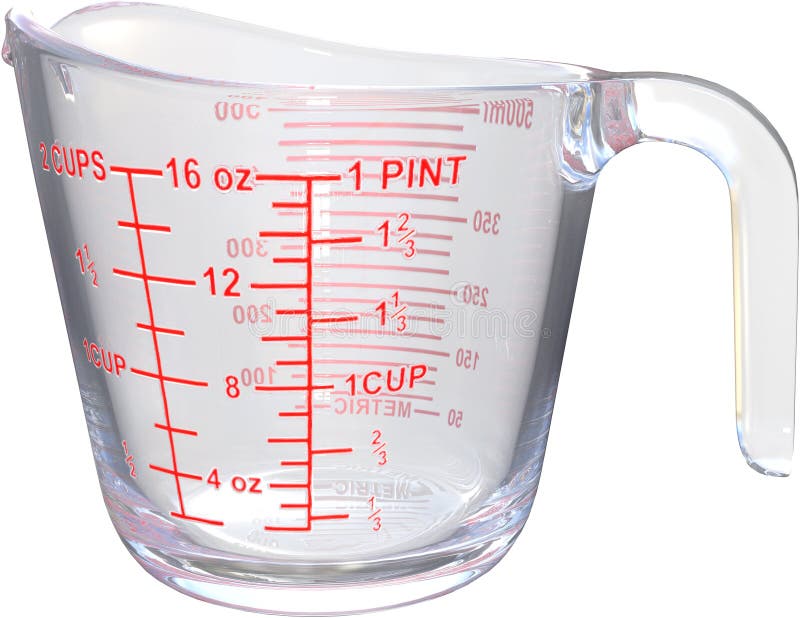 Glass Measuring Cup Stock Photo - Download Image Now - 2015, Above